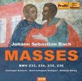 Album artwork for Bach: Lutheran Masses BWV 233, 234, 235, 236 (Rill
