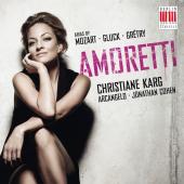 Album artwork for Christiane Karg: Amoretti - Arias by Mozart / Gluc