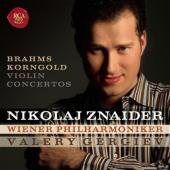 Album artwork for Brahms, Korngold: Violin Concertos / Znaider