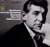 Album artwork for Beethoven: Symphonies Nos. 5 & 7 / Bernstein