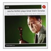 Album artwork for Jascha Heifetz plays Great Violin Sonatas
