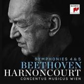 Album artwork for Beethoven: Symphonies 4 & 5 / Harnoncourt