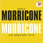 Album artwork for Ennio Moricone Conducts Morricone (Greatest Hits)