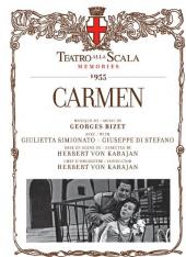 Album artwork for Bizet: CARMEN (TEATRO ALLA SCALA) 1955