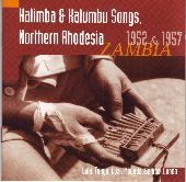 Album artwork for HALIMBA & KALUMBU SONGS, NORTHERN RODESIA