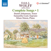 Album artwork for E.J. Wolff: Complete Songs, Vol. 1